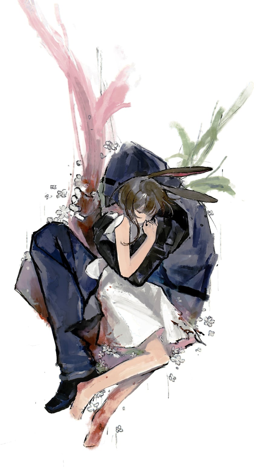 doctor and amiya (arknights) drawn by yezhi_dun_luobei