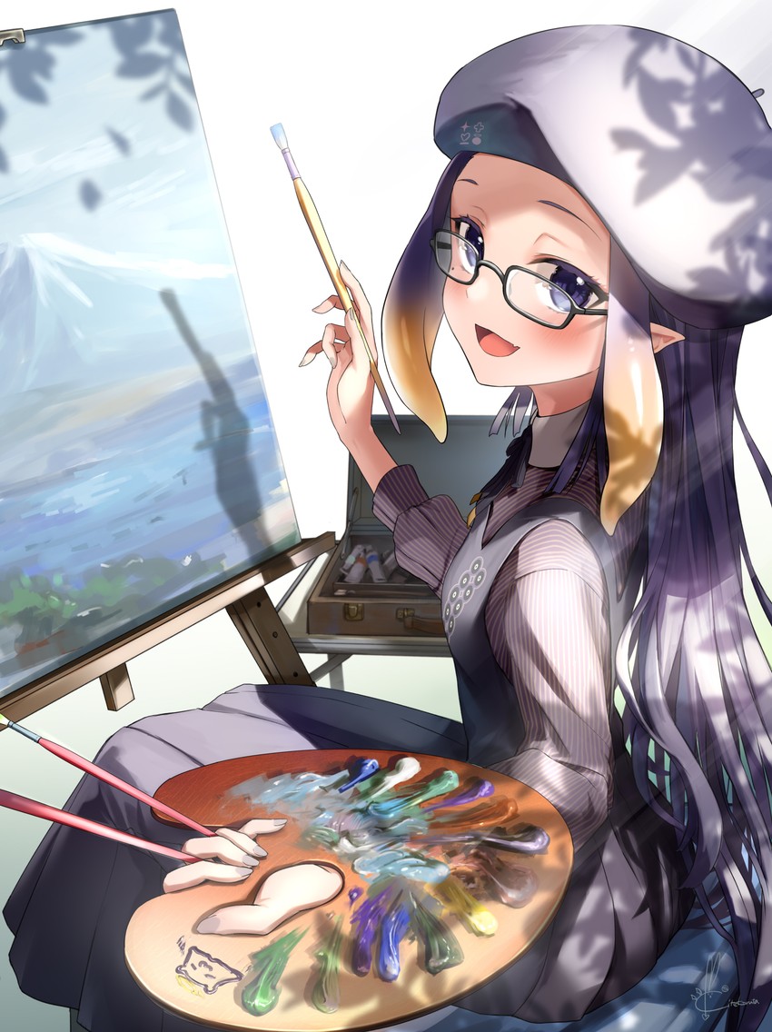 ninomae ina'nis (hololive and 1 more) drawn by kito_koruta