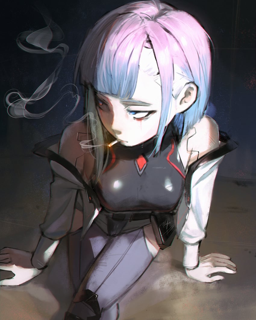 lucy (cyberpunk and 1 more) drawn by waligner