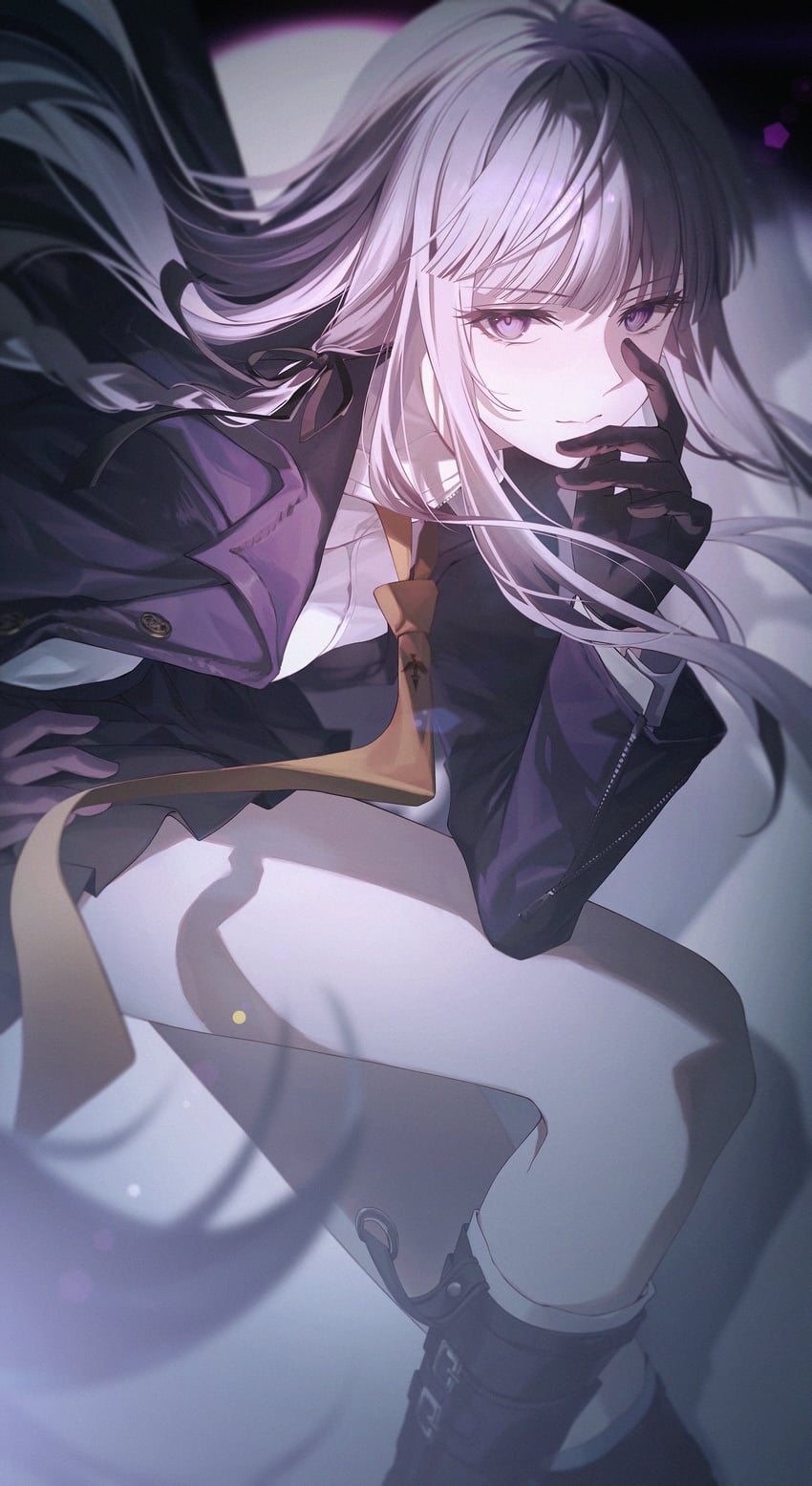 kirigiri kyoko (danganronpa and 1 more) drawn by junpaku_karen