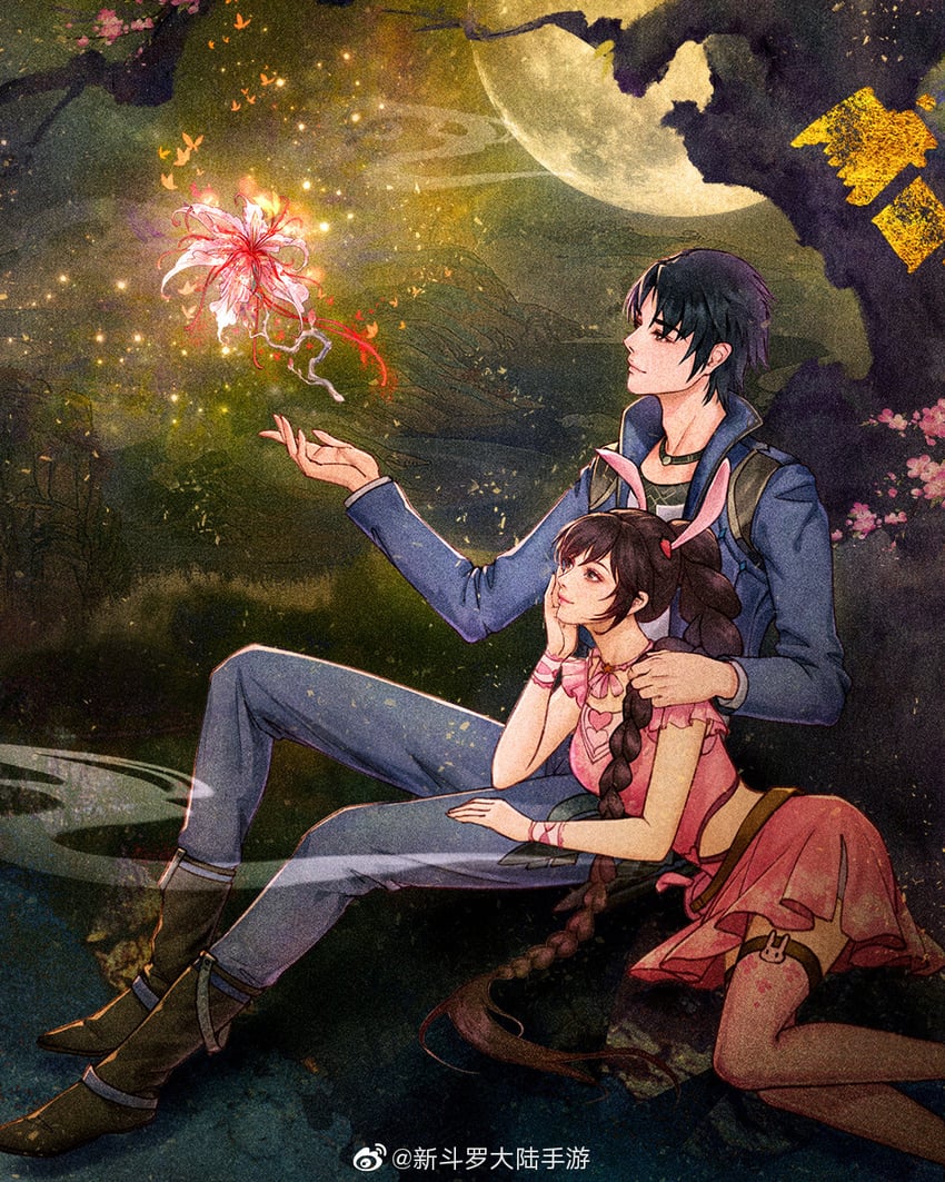 xiao wu and tang san (douluo dalu) drawn by xin_douluo_dalu_shouyou