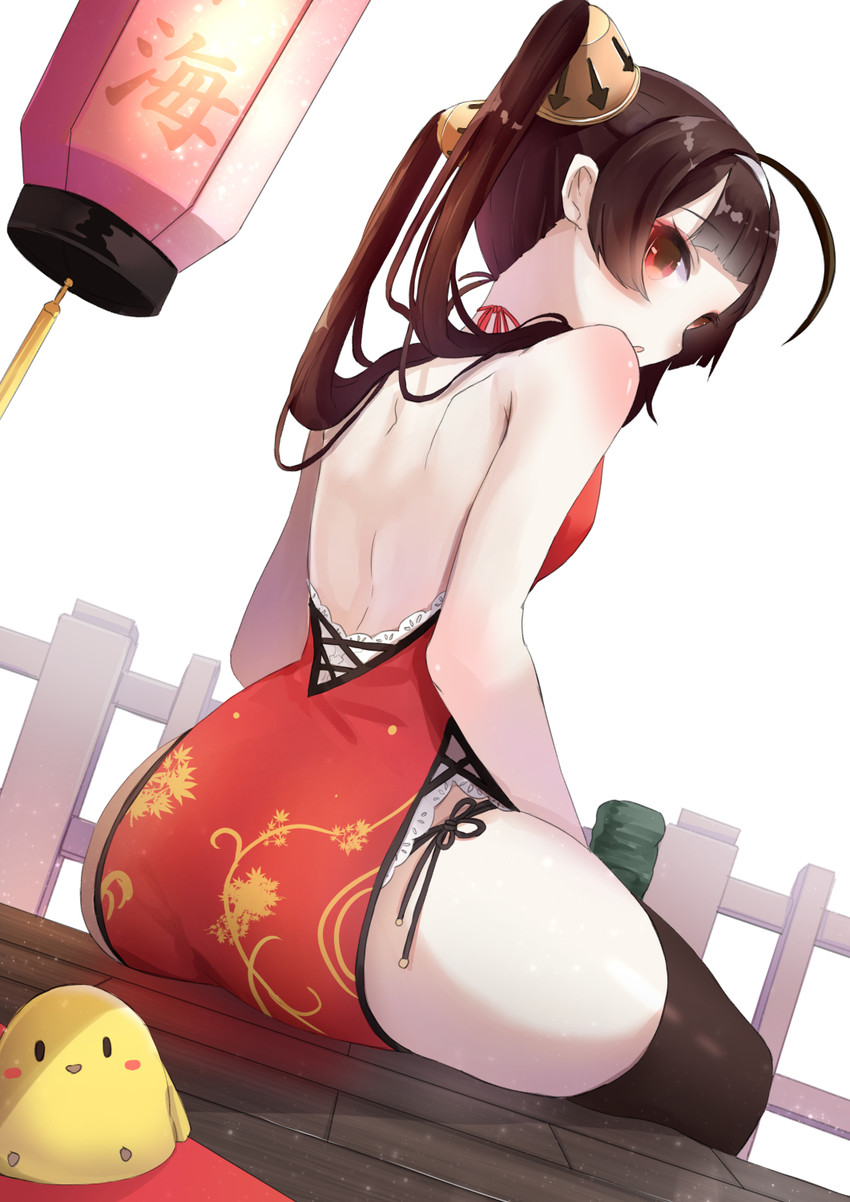 manjuu and ping hai (azur lane) drawn by amahara_pekozaemon