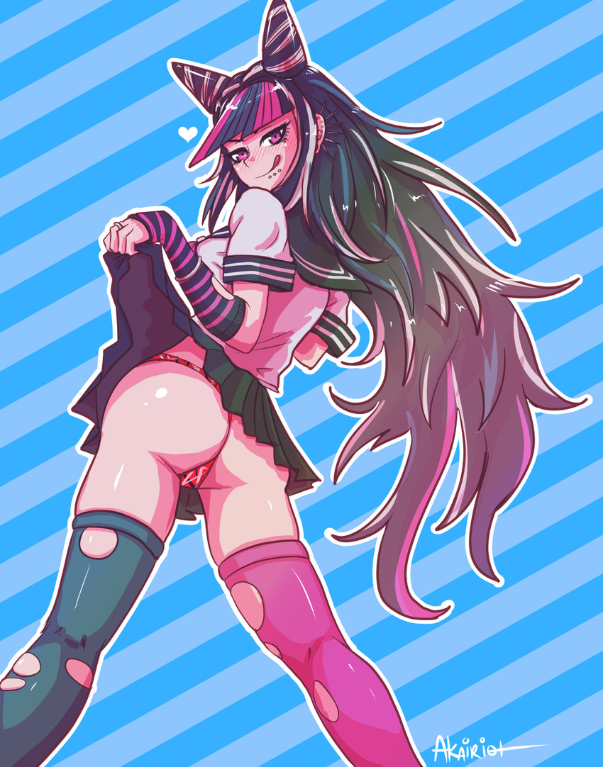 mioda ibuki (danganronpa and 1 more) drawn by akairiot