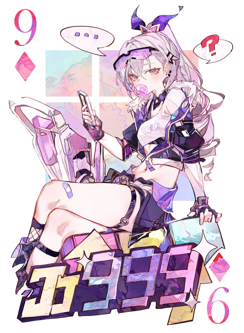 silver wolf (honkai and 1 more) drawn by cocoballking