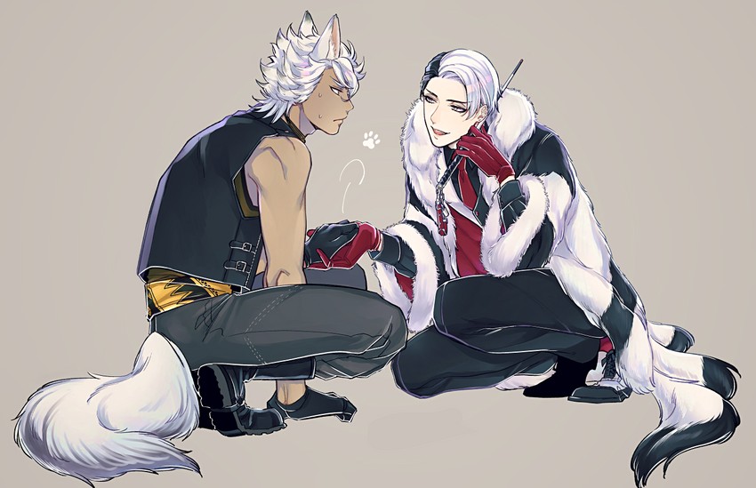 jack howl and divus crewel (twisted wonderland) drawn by tonoko_(cinq5)
