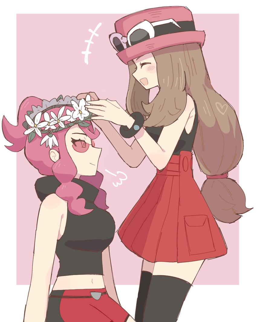 serena and malva (pokemon and 1 more) drawn by han0579