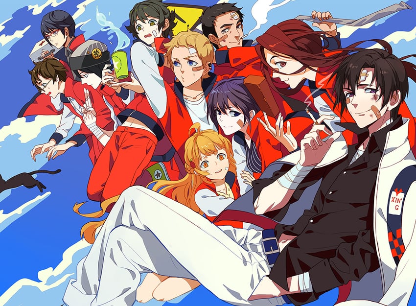 ye xiu, su mucheng, tang rou, fang rui, qiao yifan, and 3 more (quanzhi gaoshou) drawn by jokerplaner