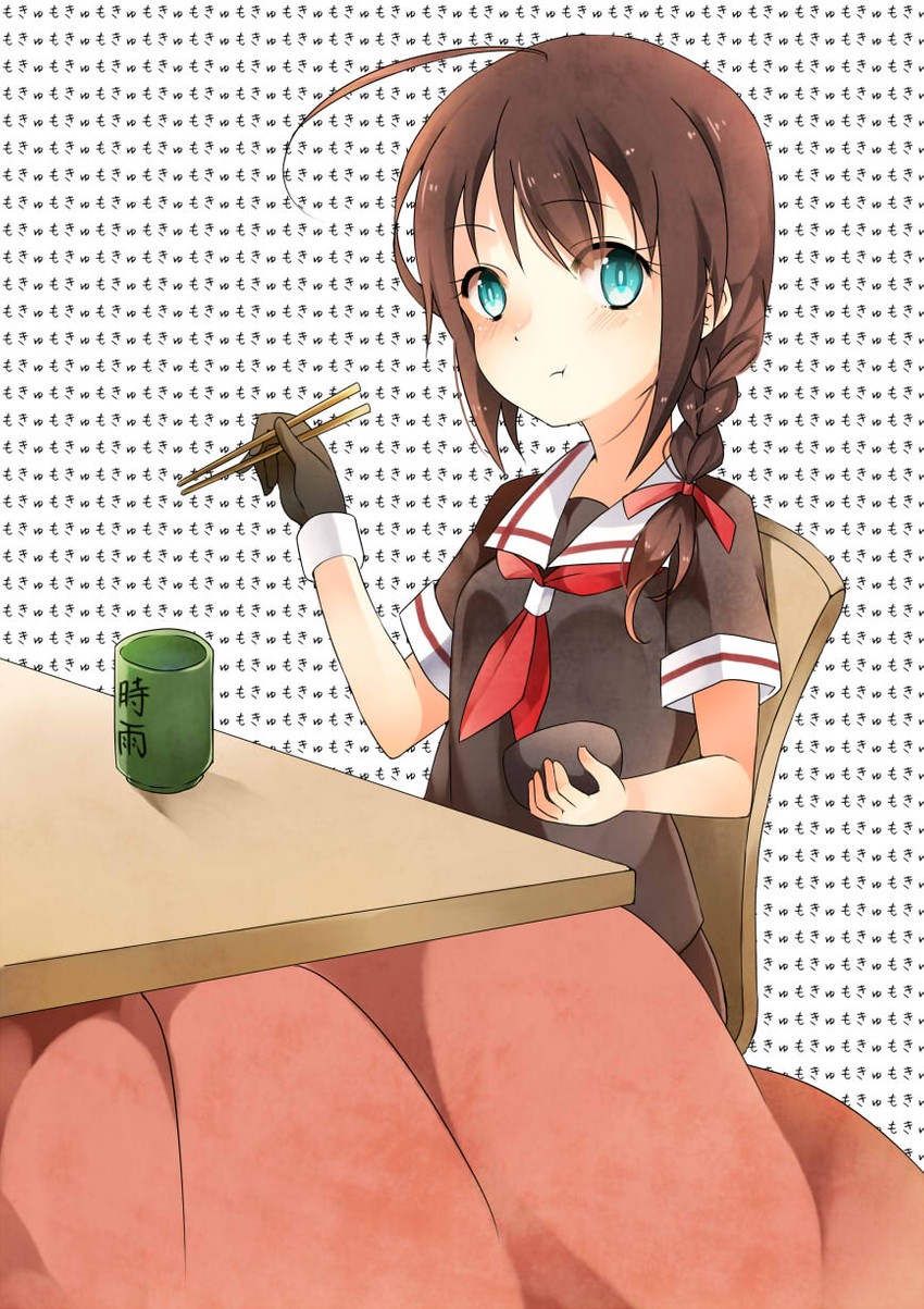 shigure (kantai collection) drawn by mashiro_aa