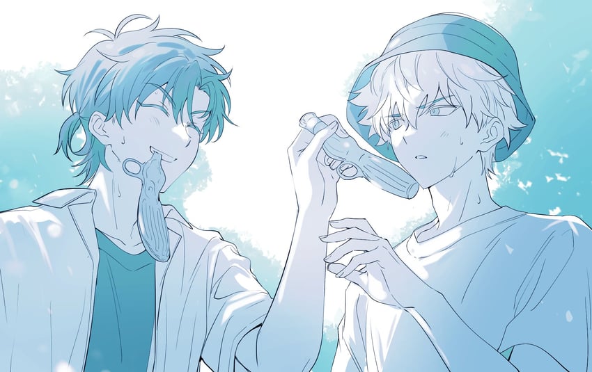 cheng xiaoshi and lu guang (shiguang dailiren) drawn by kyokutsuki