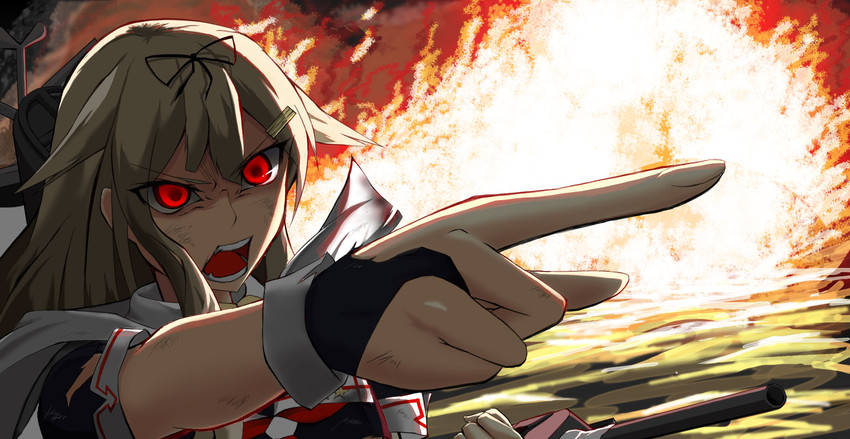 yuudachi and yuudachi kai ni (kantai collection) drawn by kanoreno_(rugia-anko)