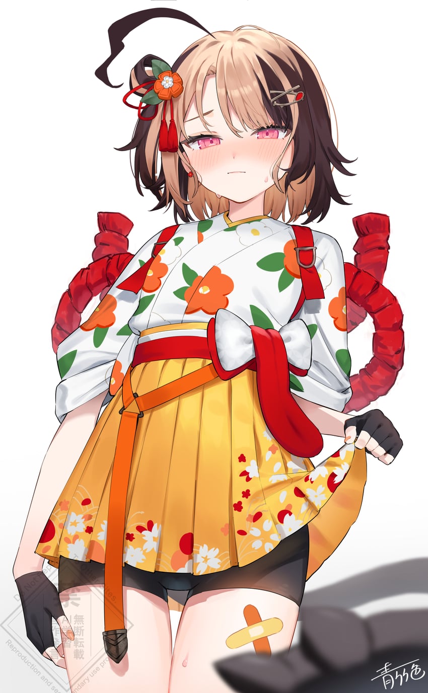 gigi murin (hololive and 1 more) drawn by aotake_iro