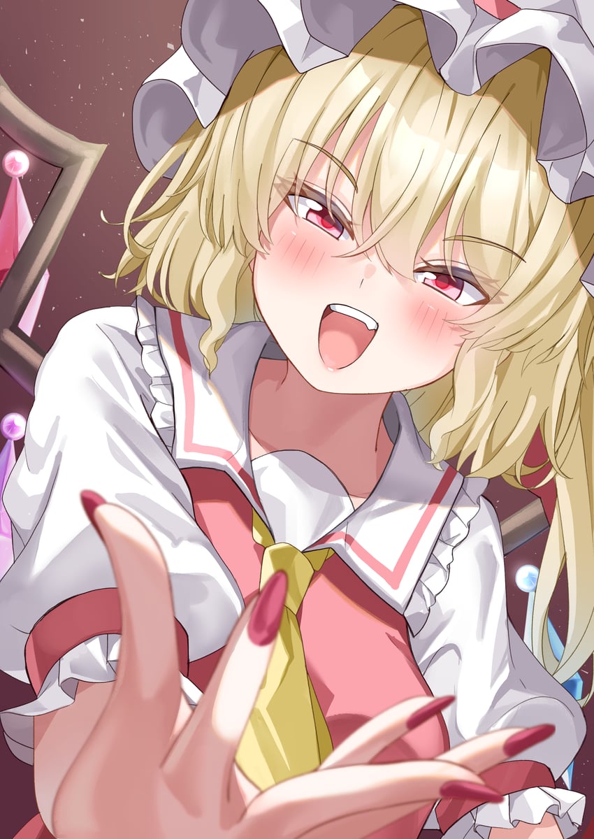 flandre scarlet (touhou) drawn by mahoro_(minase_mahoro)