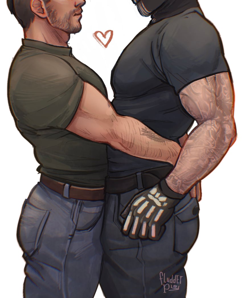 ghost and soap (call of duty and 1 more) drawn by shell_(fludderpy)
