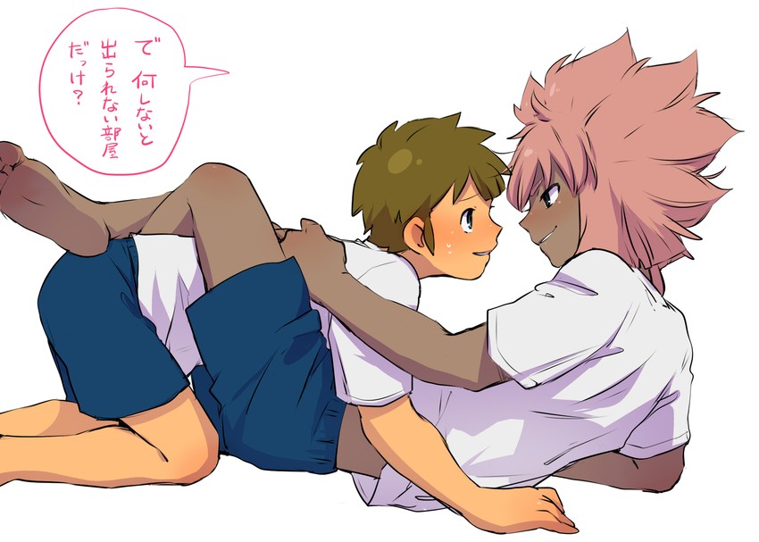 tsunami jousuke and tachimukai yuuki (inazuma eleven) drawn by shiroabe