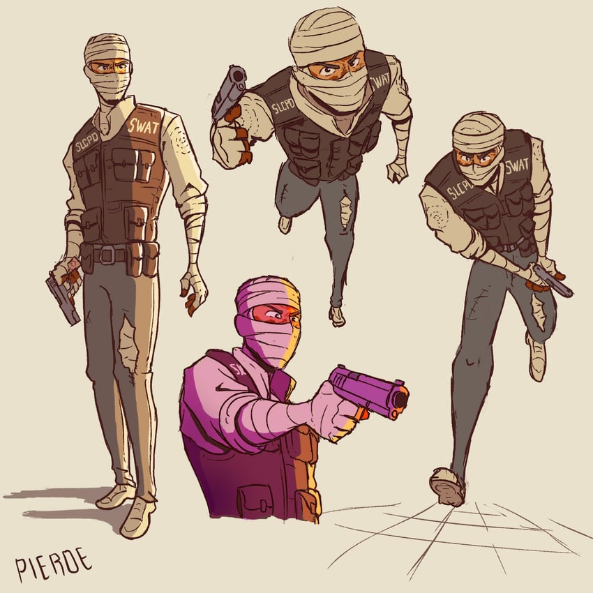 joshua graham (fallout and 1 more) drawn by pieroe01
