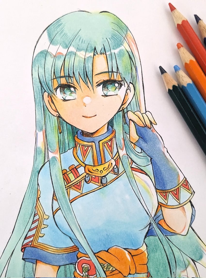lyn (fire emblem and 1 more) drawn by chika_1