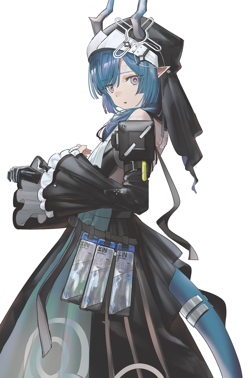 xaihi (arknights and 1 more) drawn by yamamura_saki