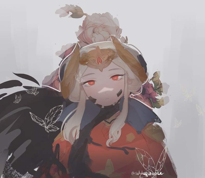 edelgard von hresvelg (fire emblem and 2 more) drawn by soliloquince