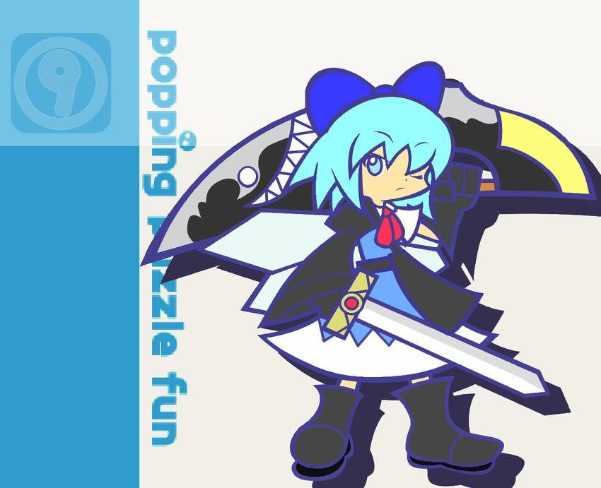 cirno (touhou and 3 more) drawn by y&k
