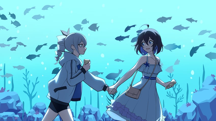 bronya zaychik and seele vollerei (honkai and 1 more) drawn by insane84699530
