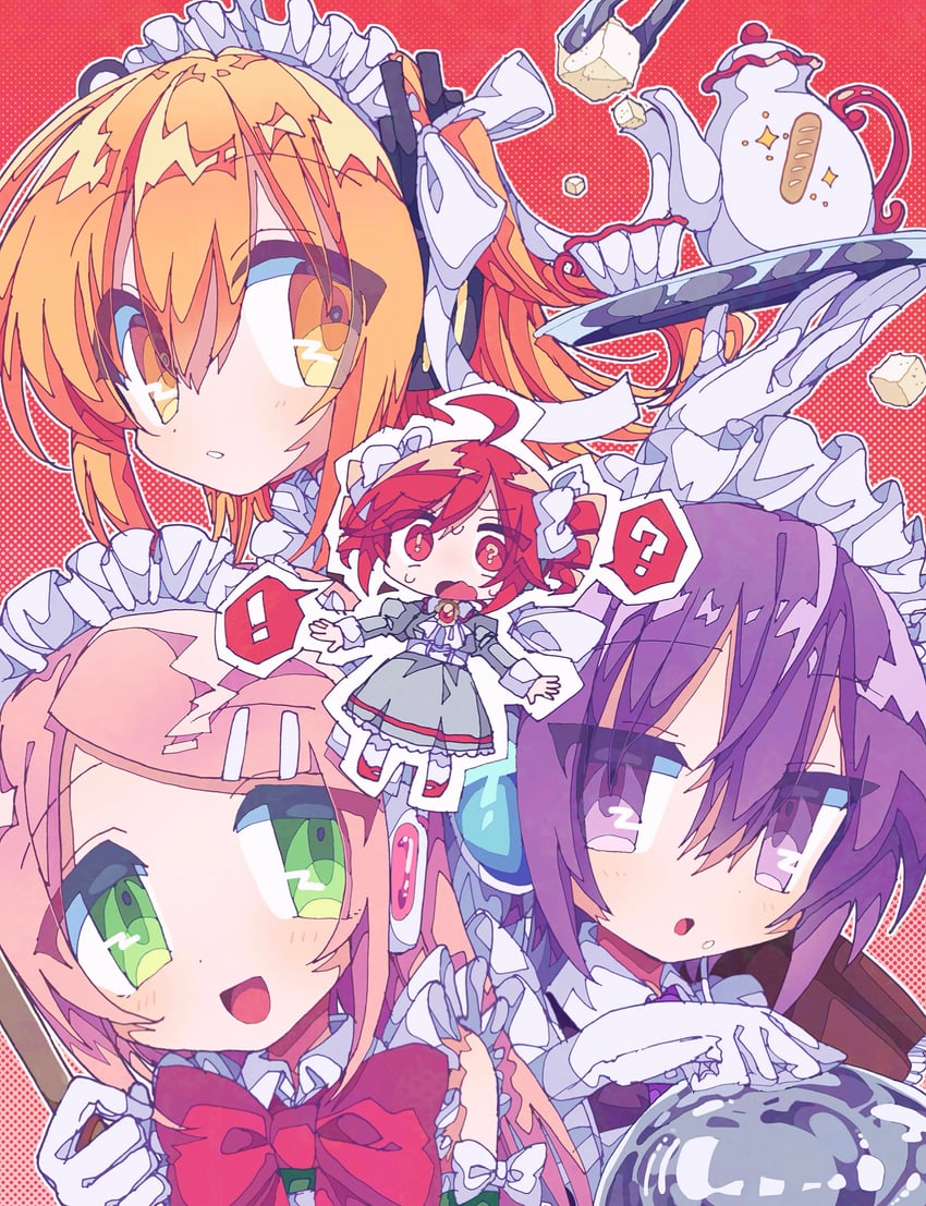 kasane teto, adachi rei, utane uta, and momone momo (utau and 2 more) drawn by mekziro