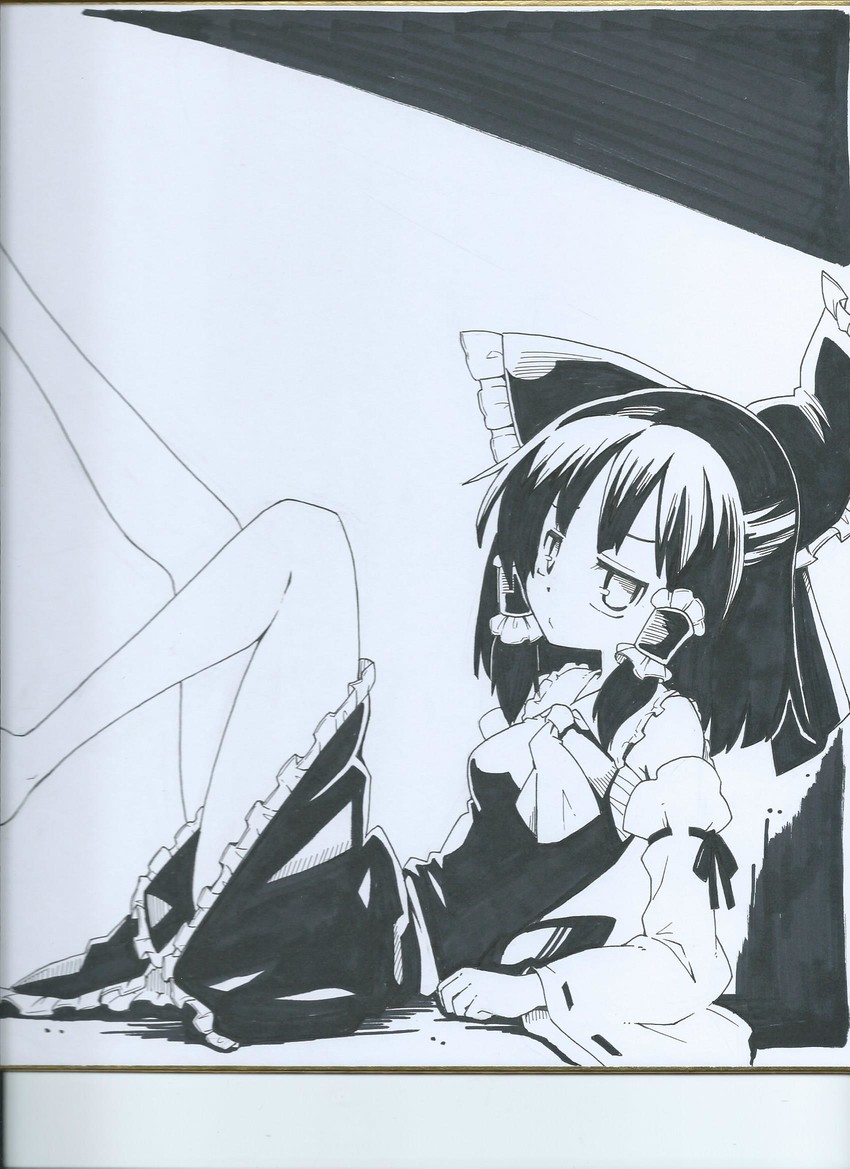 hakurei reimu (touhou) drawn by futa_(nabezoko)