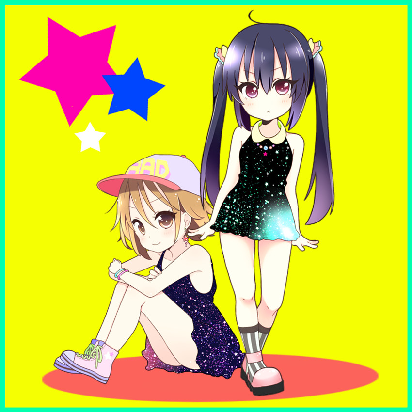 nakano azusa and tainaka ritsu (k-on!) drawn by michael_(aya-tokachi)