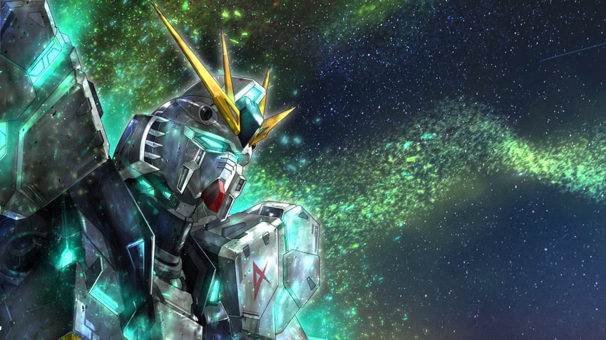 nu gundam (gundam and 1 more) drawn by mechaklear