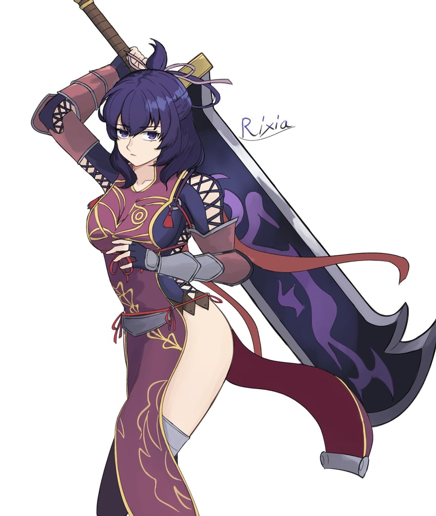 rixia mao (eiyuu densetsu and 2 more) drawn by not_sauce