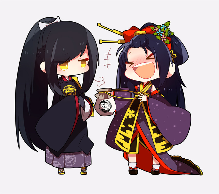 tarou tachi and jirou tachi (touken ranbu) drawn by ponita
