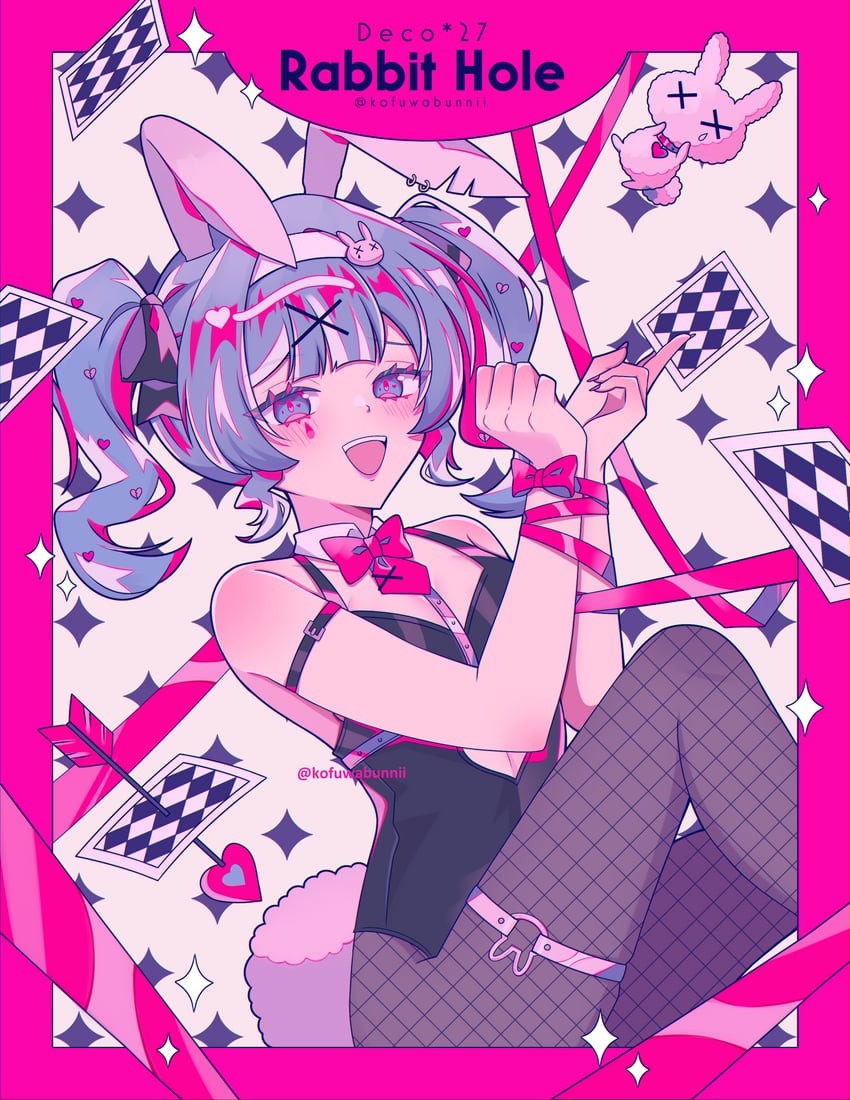 hatsune miku (vocaloid and 1 more) drawn by kofuwabunnii