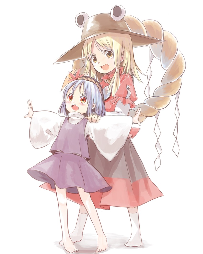 moriya suwako and yasaka kanako (touhou) drawn by tatuhiro