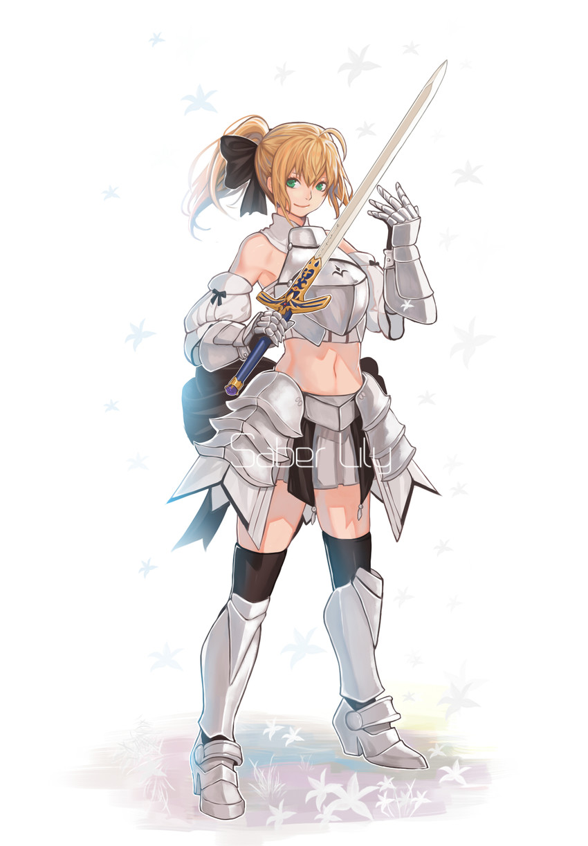 artoria pendragon and saber lily (fate and 2 more) drawn by mizu_(dl7613)