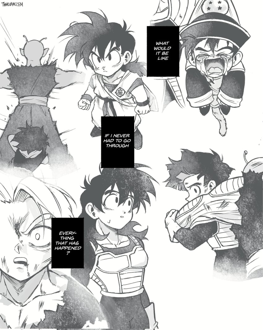 son gohan and piccolo (dragon ball and 1 more) drawn by meteorstaar