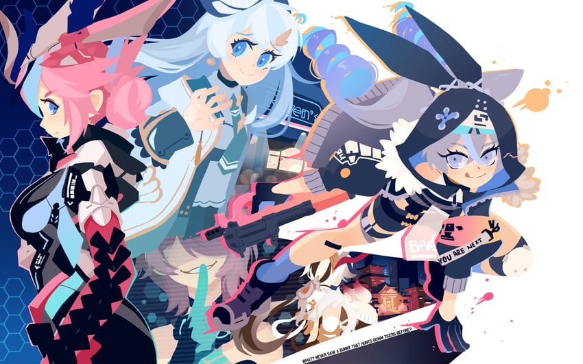 bronya zaychik, theresa apocalypse, yae sakura, herrscher of sentience, rita rossweisse, and 1 more (honkai and 1 more) drawn by projecttiger