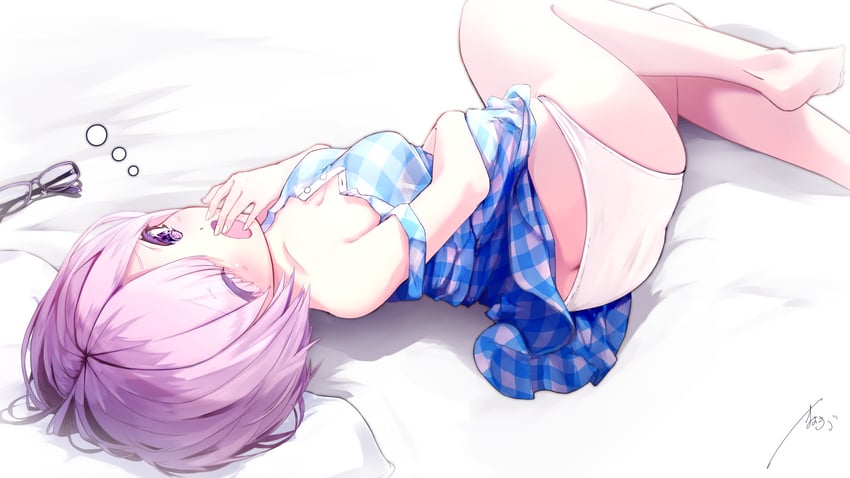 mash kyrielight (fate and 1 more) drawn by mayogii