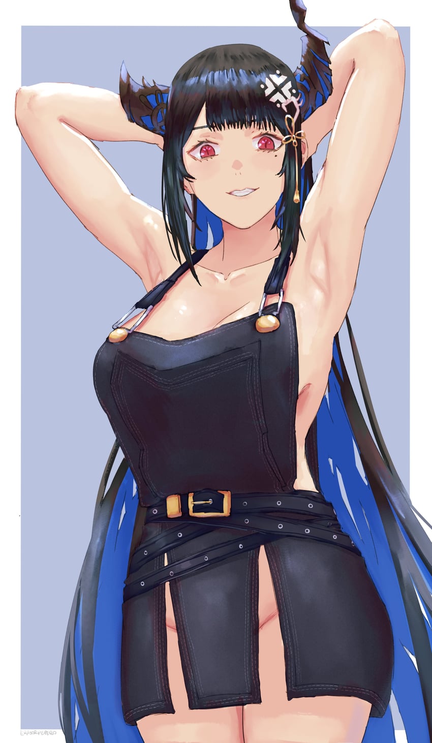 nerissa ravencroft (hololive and 1 more) drawn by erasorpepero