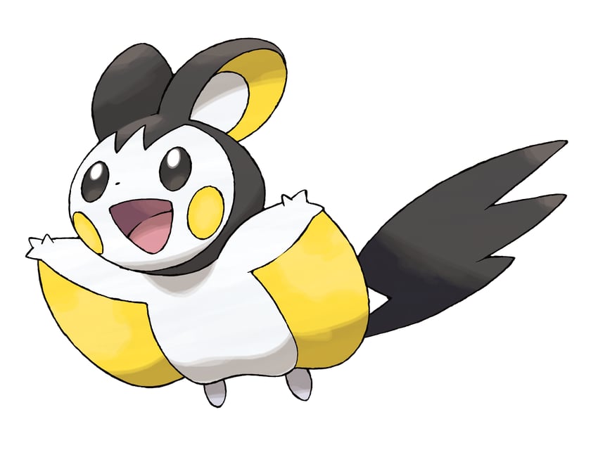 emolga (pokemon and 1 more) drawn by sugimori_ken