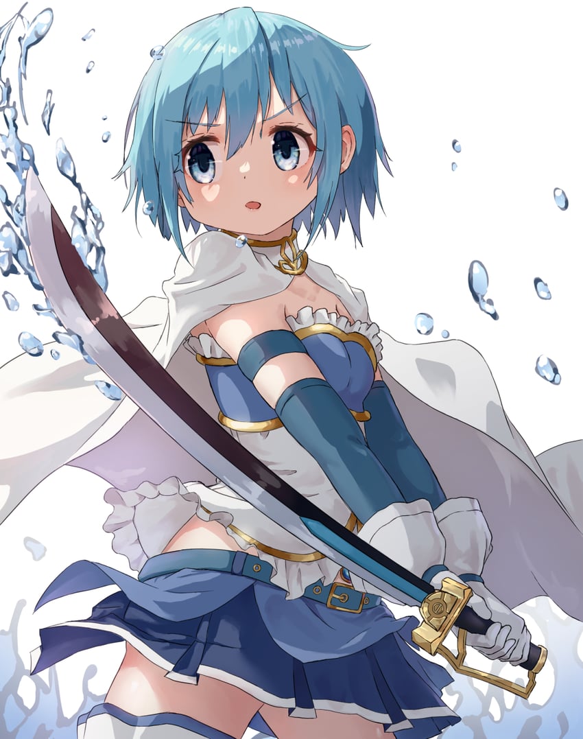 miki sayaka (mahou shoujo madoka magica) drawn by puella_anko