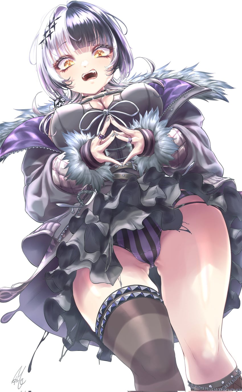 shiori novella and yorick (hololive and 1 more) drawn by syam_illust
