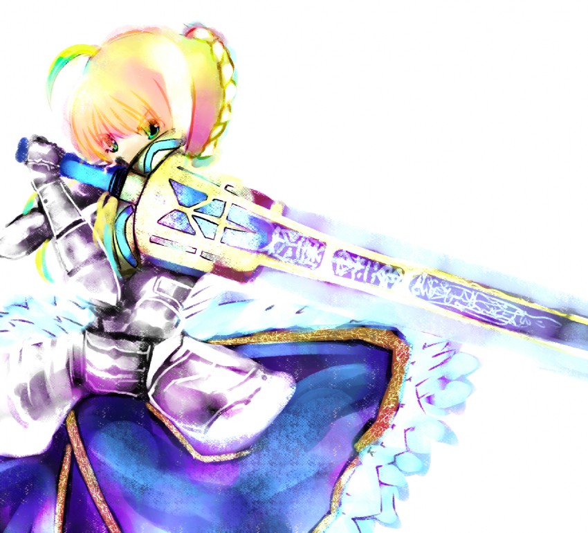 artoria pendragon and saber (fate and 1 more)