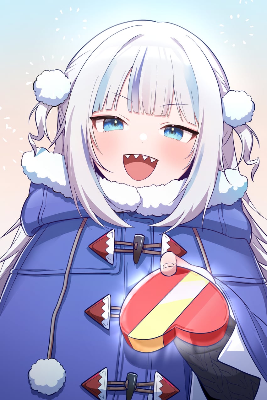 gawr gura (hololive and 1 more) drawn by misyune