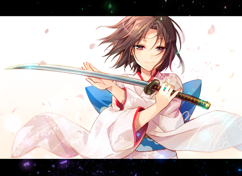 ryougi shiki and void shiki (kara no kyoukai) drawn by murakami_yuichi