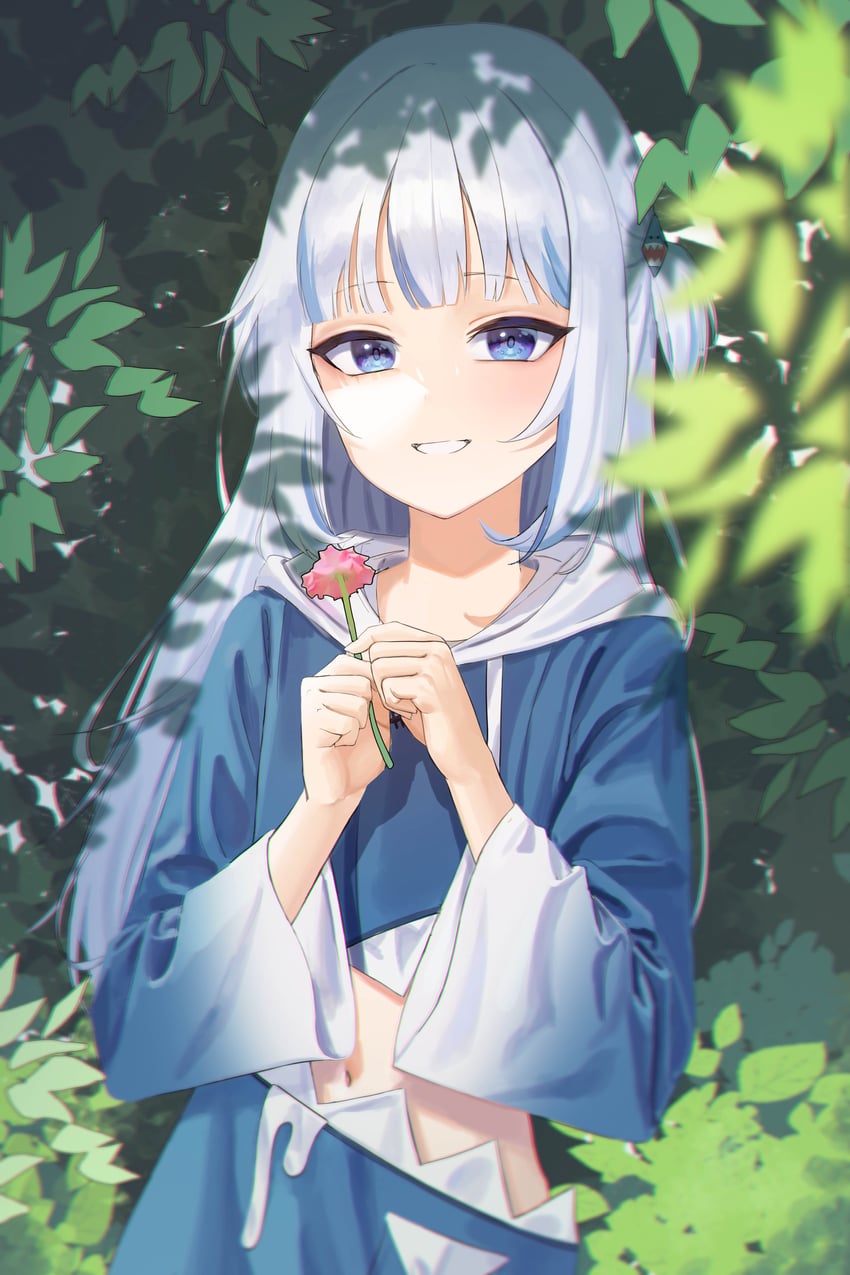 gawr gura (hololive and 1 more) drawn by damcheong