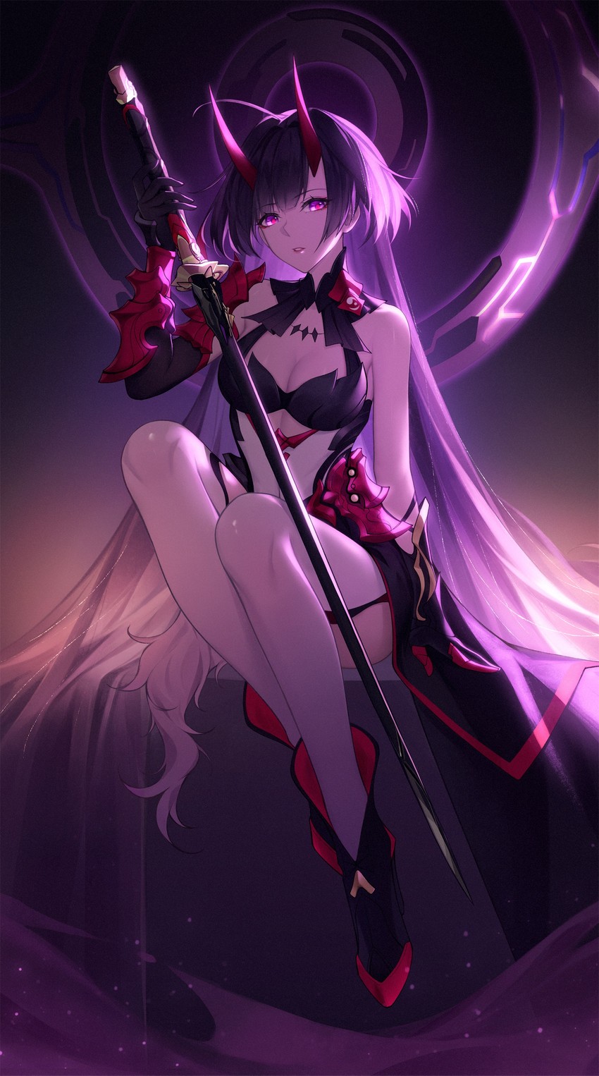 raiden mei (honkai and 1 more) drawn by red-d