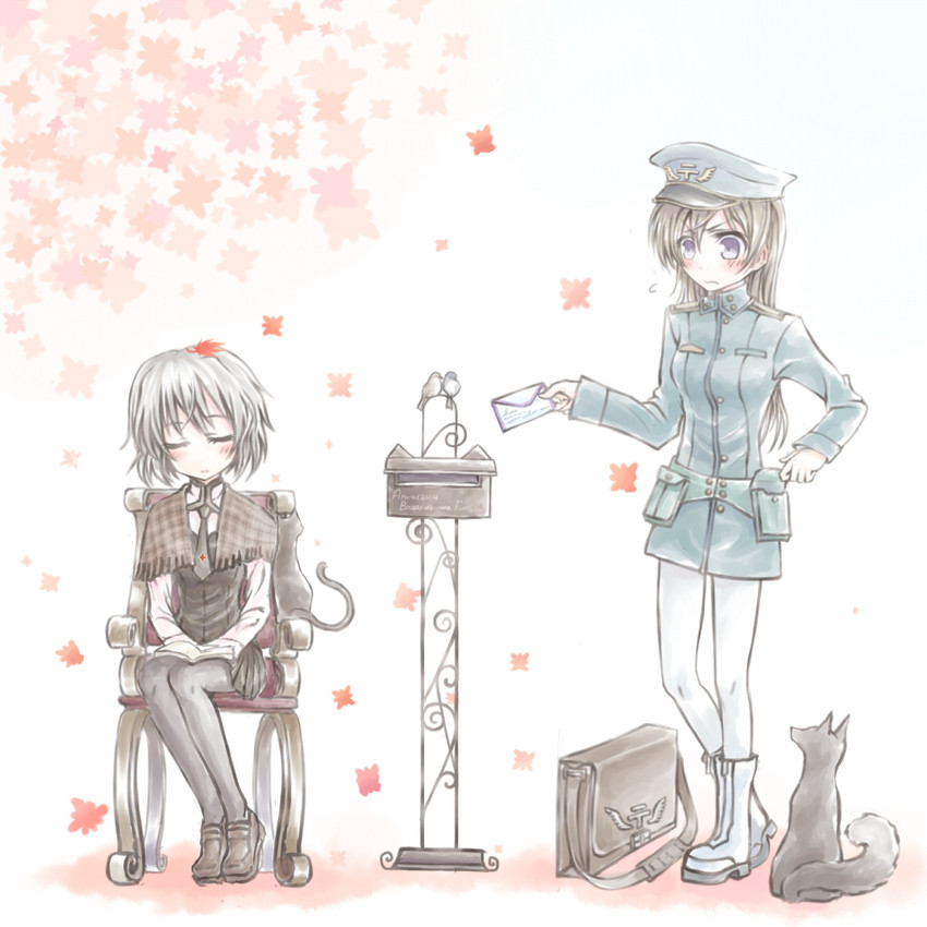 sanya v. litvyak and eila ilmatar juutilainen (world witches series and 1 more) drawn by yukimochi_(yume)