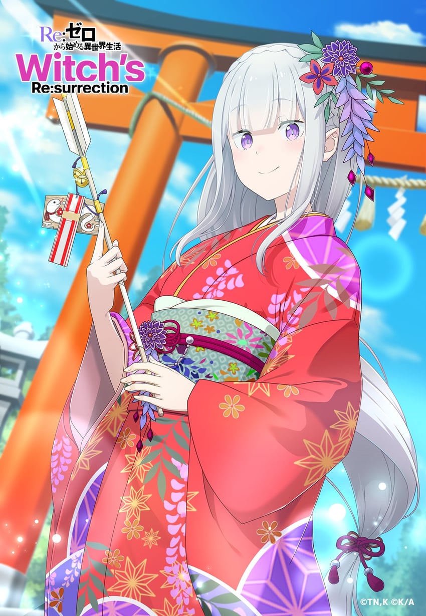 emilia (re:zero kara hajimeru isekai seikatsu and 1 more)
