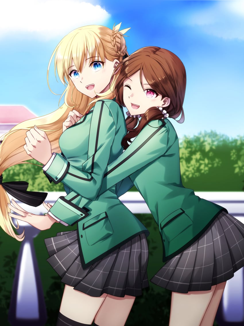agnes claudel and odette (eiyuu densetsu and 2 more) drawn by sun_trial