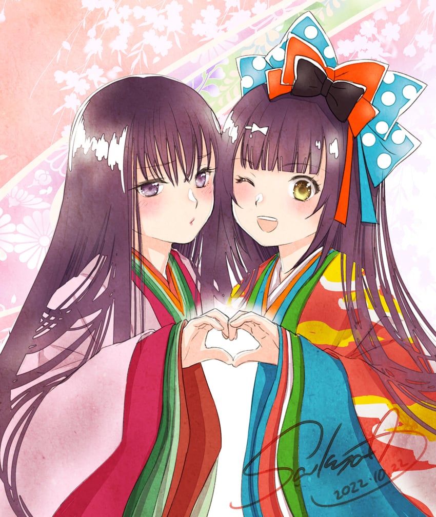 murasaki shikibu and sei shounagon (fate and 1 more) drawn by amano_sakuya