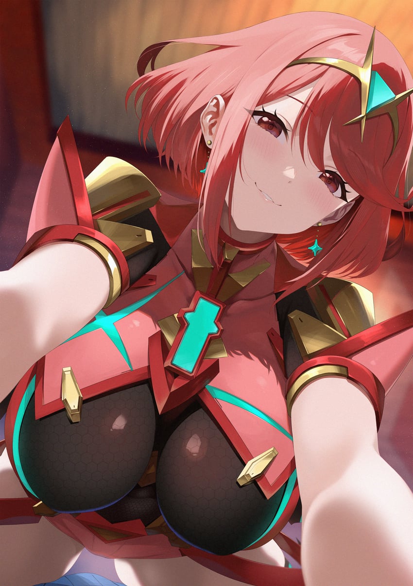 pyra and rex (xenoblade chronicles and 1 more) drawn by yuuki_shin